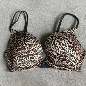 Victoria’s Secret Very Sexy Leopard Push Up Bra 32D